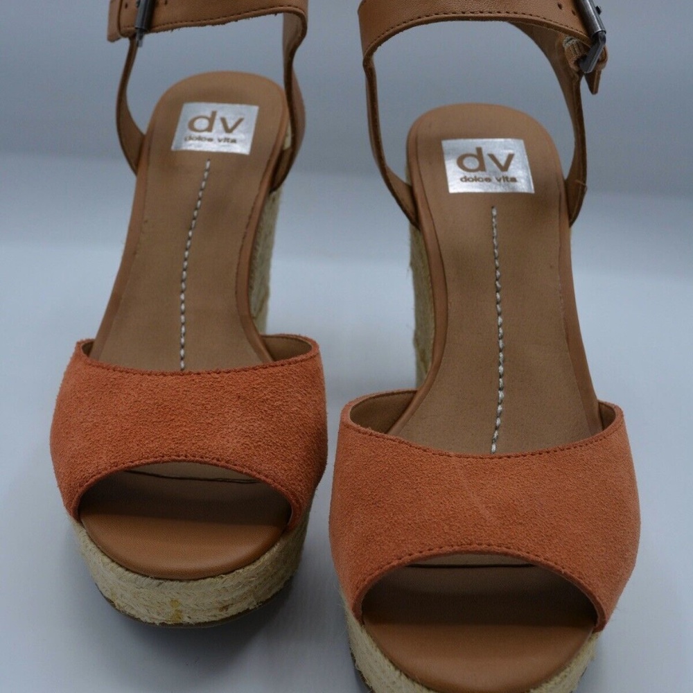 Dolce Vita - Nadiyah - Mango/Orange Wedge Sandal - 9.5